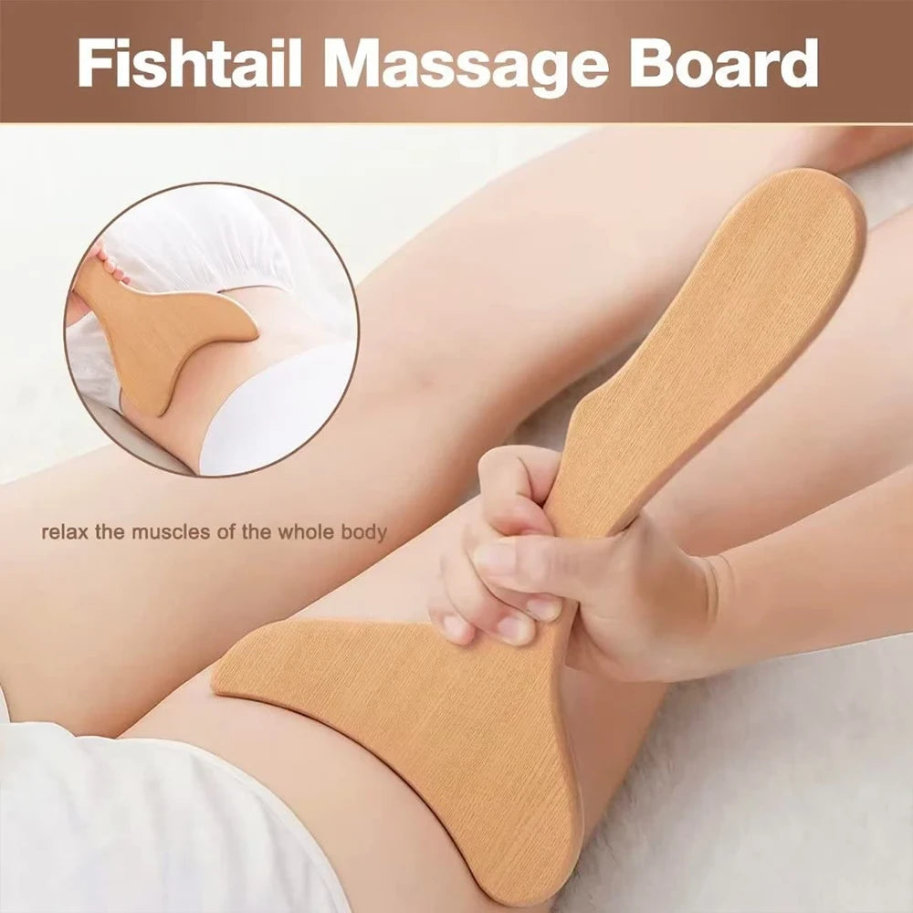Wooden Body Contouring Massage Set
