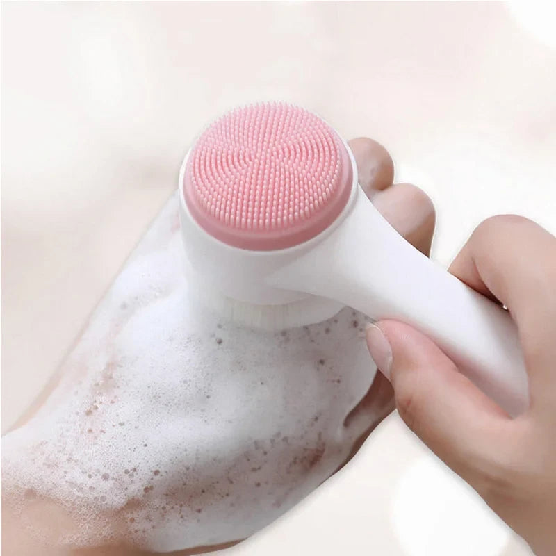 Dual Sided Silicone Facial Brush
